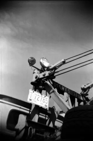 tow truck license plate